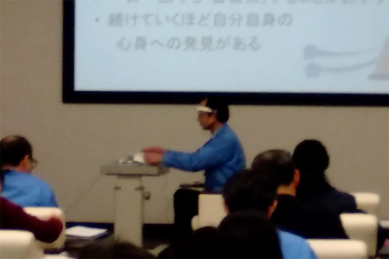 脳波測定中!